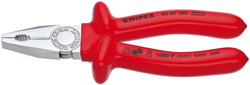 Szczypce uniwersalne VDE, izolowane zanurzeniowo 180mm KNIPEX