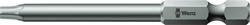 Bit ciągliwo-twardy 1/4" DIN3126E6,3 do śrub z gniazdem Torx 10x70mm Wera