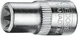 Końcówka wymienna klucza nasadowego, 1/4" do śrub z łbem Torx 10x25mm GEDORE