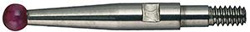 Końcówka pomiarowa z kulką rubinową D2x12mm KÄFER