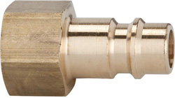 Nypel wtykowy z mosiądzu do złącza o średnicy nom. 7,2mm, gwint wewnętrzny G 1/2