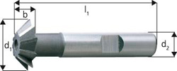 Frez D1833C HSSE 45st. 16,0mm FORUM