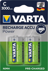 Bateria z możliwością ponownego ładowania, akumulator C 3000mAh VARTA