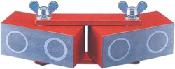 BM Bloki magnetyczne na p rzegubach 125x25x25mm