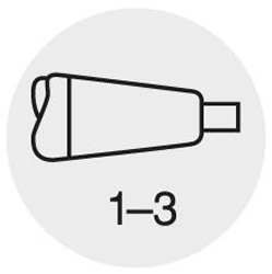 Rozwiertak DIN343 HSS, chwyt MK1 9,80mm GÜHRING