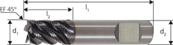 Frez WN VHM TiAlN 10,0mm HB Z 4 K HR