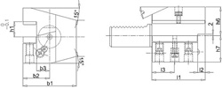 oprawka wzdluzna VDI lewy, górny C4 50x32mm